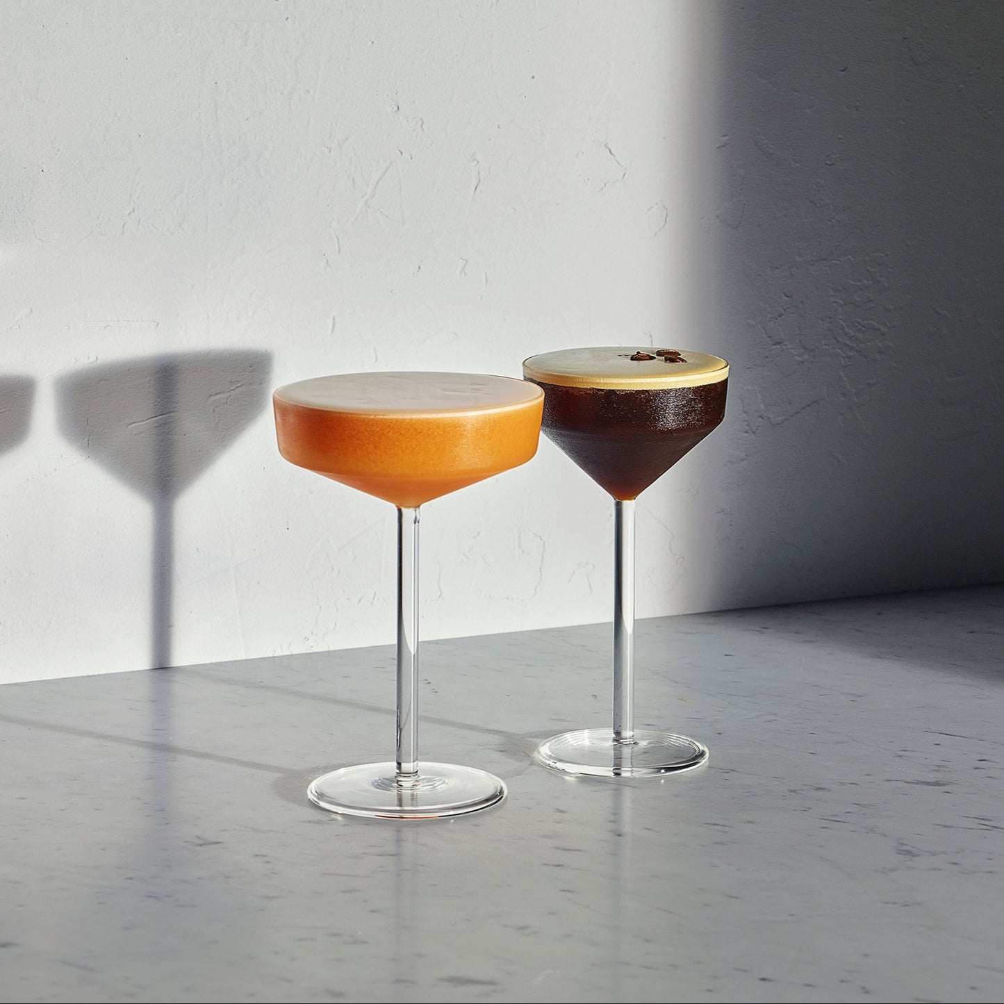 Genévrier Cocktail / Verre coupé / Ensemble de 2
